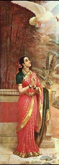 Raja Ravi Varma Swan messenger